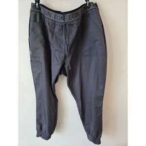 Maevn‎ EON XLP Gray Scrub Pants Drawstring Waist Jogger Style Womens